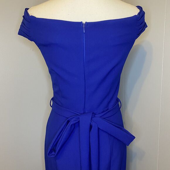 Royal Blue Long Formal Sleeveless Dress Prom Gown - Picture 10 of 12